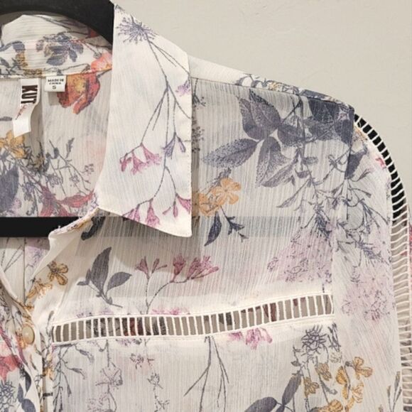 Kut From the Kloth floral print top size Small - Picture 5 of 14